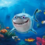 talking shark android application logo